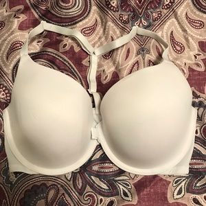 VS pink T-back bra